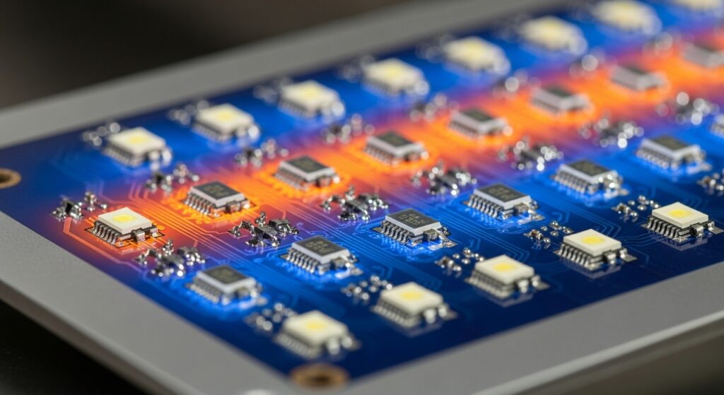 メタルベース基板実装のリフロー設定:アルミ・銅基板を成功させるコツ